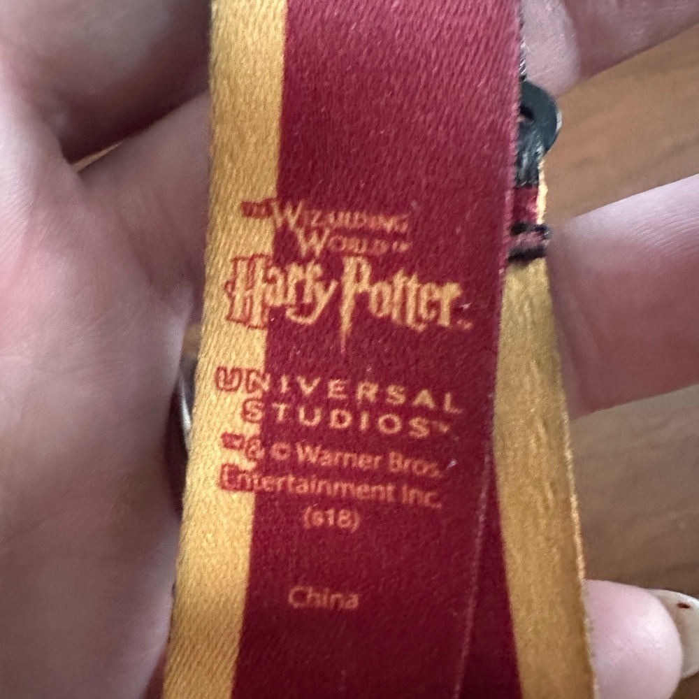 Universal The wizarding world of Harry Potter 2 Lanyards Slytherin & Gryffindor - Picture 7 of 9